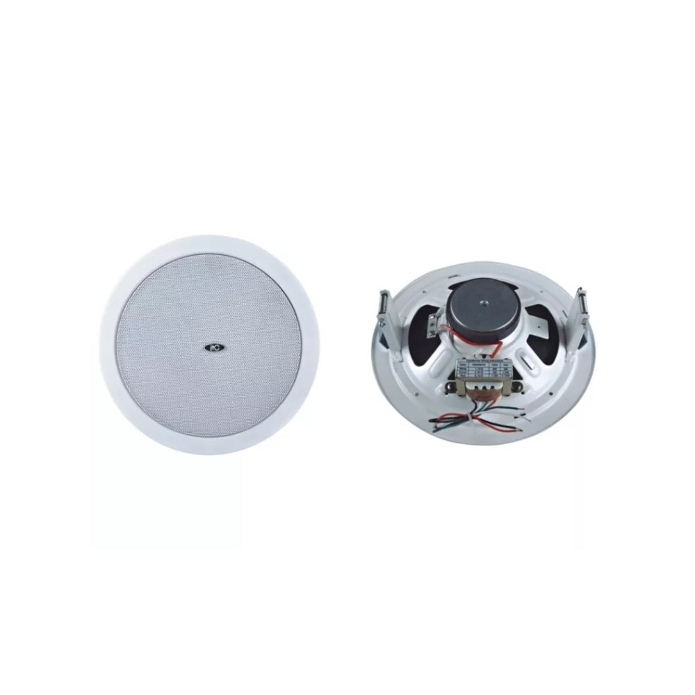 Parlante ITC de Techo 8" para Cielo Falso Potencia 1.85W 3.75W 7.5W 15W 100V Nivel de Presion Sonora 90dB 1W/1M Frecuencia de Respuesta 90Hz-20KHz T-108L