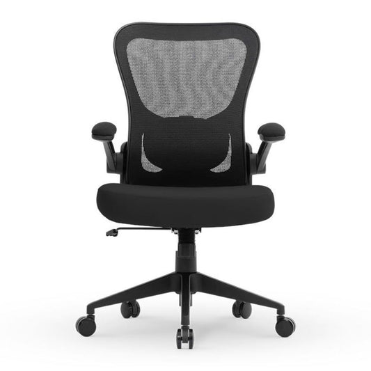 Silla de Oficina DT3 Vita Moderna con Revestimiento de Malla Spandex en el Respaldar, Revestimiento Teijdo Softex en Asiento, Reposa Brazos y Reposa Lumbar Ajustable 13904-7