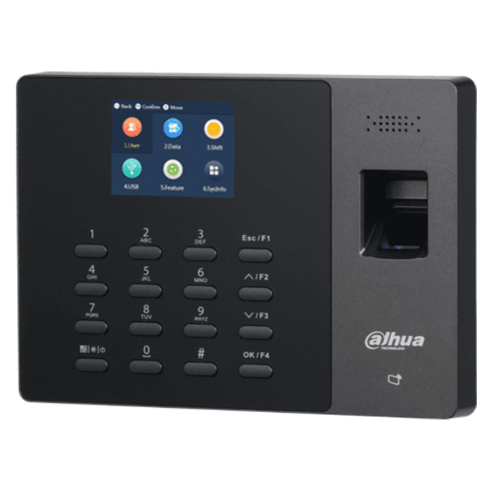 Terminal de Control de Asistencia Dahua Soporta MiFare Card/ID Huella Tarjeta Comunicacion USB TCP-IP 100Mbps ASA1222G