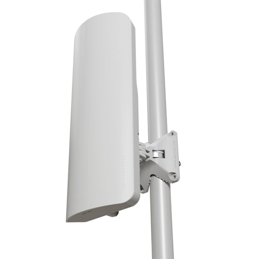 Antena Sectorial Mikrotik +Radio MantBox 2 12S Frecuencia 2.4GHz Doble Polarizacion 12dBi 120Grados Potencia 30dBm Licencia Nivel 4 L22UGS-5HAXD2HAXD-15S