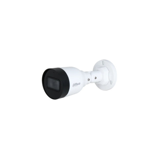 Camara Dahua IP Bala 2MP con Audio Lente 2.8mm IR 30 metros Detecta Personas 1xRJ45 PoE IP67 IPC-HFW1230S1P-A-0280B-S6