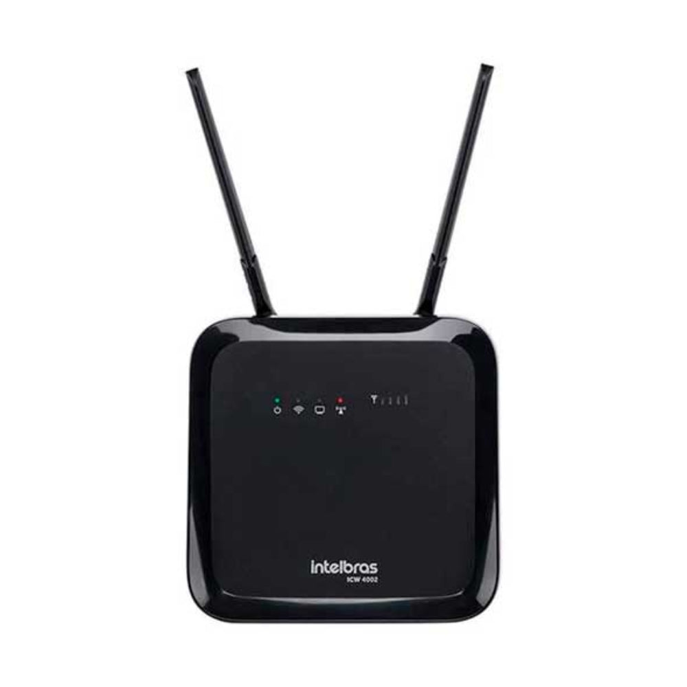 Interface Celular Intelbras Fija ICW 4002 3G WiFi Soporta hasta 32 Dispositvos Conectados 1 Ranura SIM Antena de 3dBI Compatible con Antena Externa 4114002