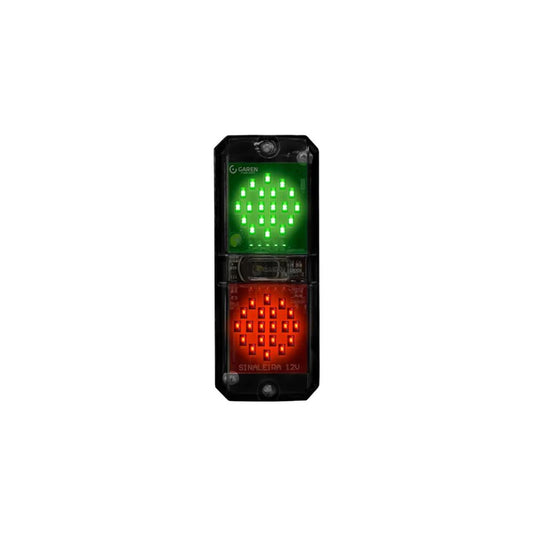 Semaforo Señalizador Garen de 2 Colores Rojo y Verde A01560-G