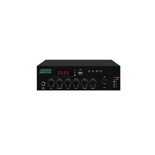 Mini Amplificador DSPPA Potencia Nominal 60W Salida de Altavoz 35W Radio FM USB y Bluetooth MP60UB