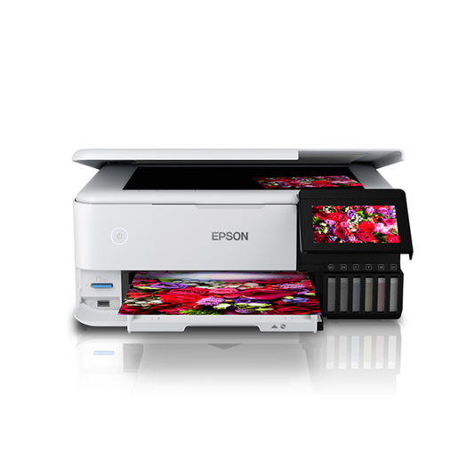 Impresora Epson Multifuncional L8160 Calidad Fotografica 6 Colores Impresora Escaner Copiadora Fax con Sistema de Tinta Conti