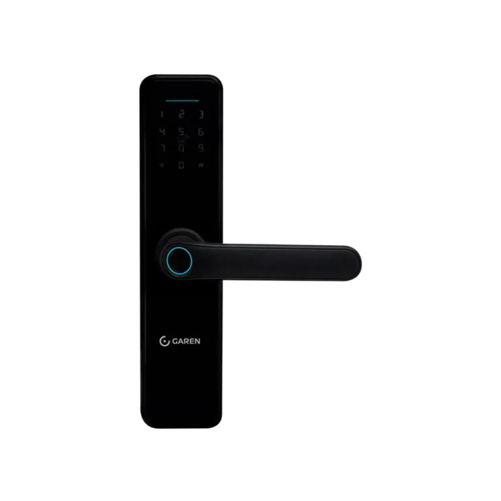 Cerradura Smart Garen Biometrica Tarjeta Mifare Contraseña Comunicacion WiFi 2.4GHz Teclado Tactil Para Puertas de 45 a 70mm de Espesor GA-FB0507