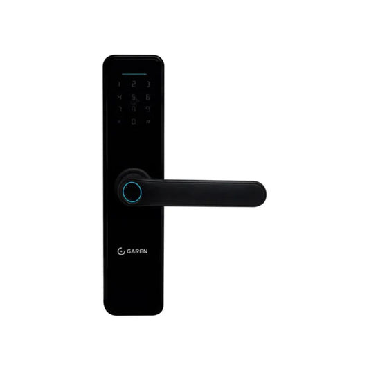Cerradura Smart Garen Biometrica Tarjeta Mifare Contraseña Comunicacion WiFi 2.4GHz Teclado Tactil Para Puertas de 45 a 70mm de Espesor GA-FB0507