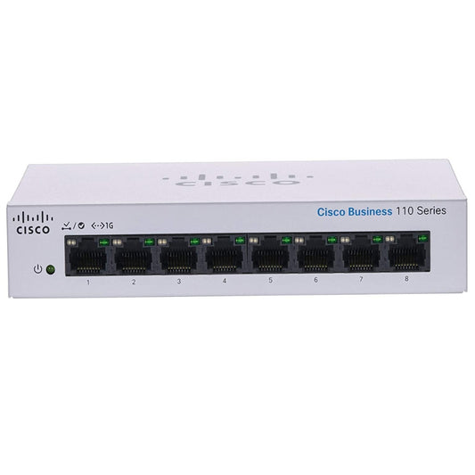 Switch Cisco CBS110 No Administrable de Escritorio 8 Puertos GE CBS110-8T-D-NA