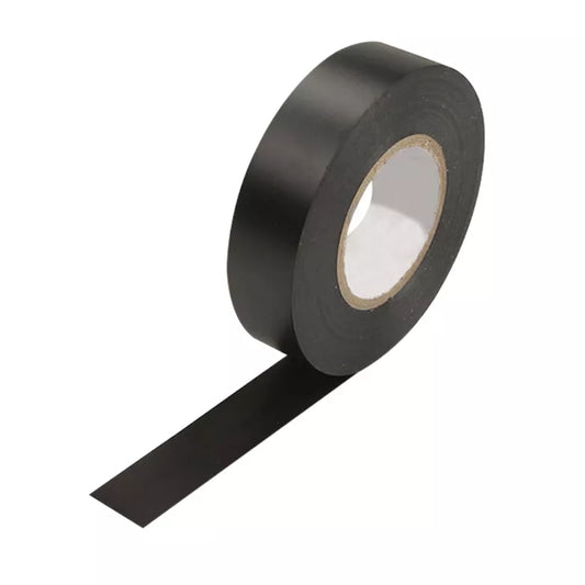 Bolsa de 10 Cinta Aislante de PVC Tolsen de 9.15 Metros color Negro 38023