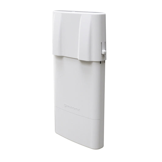 CPE AP Netbox Mikrotik 5 AX PaP WiFi6 Frecuencia 5GHz Potencia 30dBm 1 Puerto Gigabit 2 Conectores RP-SMA Norma 802.11A/N Licencia Nivel 4 L11UG-5HAXD-NB