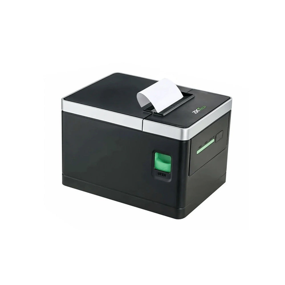Impresora Termica ZKTeco de Escritorio Ancho de Papel 80mm Velocidad 300mm/s TPH: 100Km Comunicacion USB y Ethernet ZKP8008