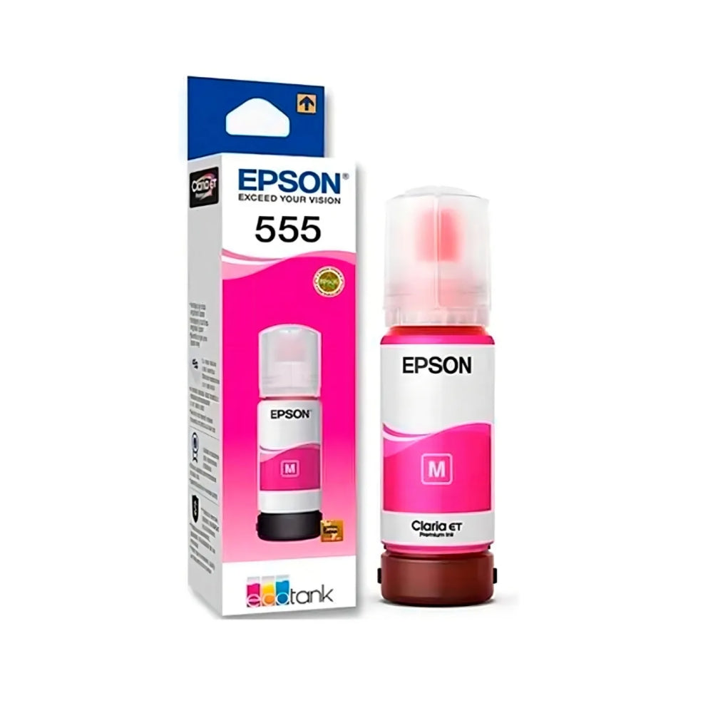 Botella de Tinta Epson T555 color Magenta de 70ml T555320-AL