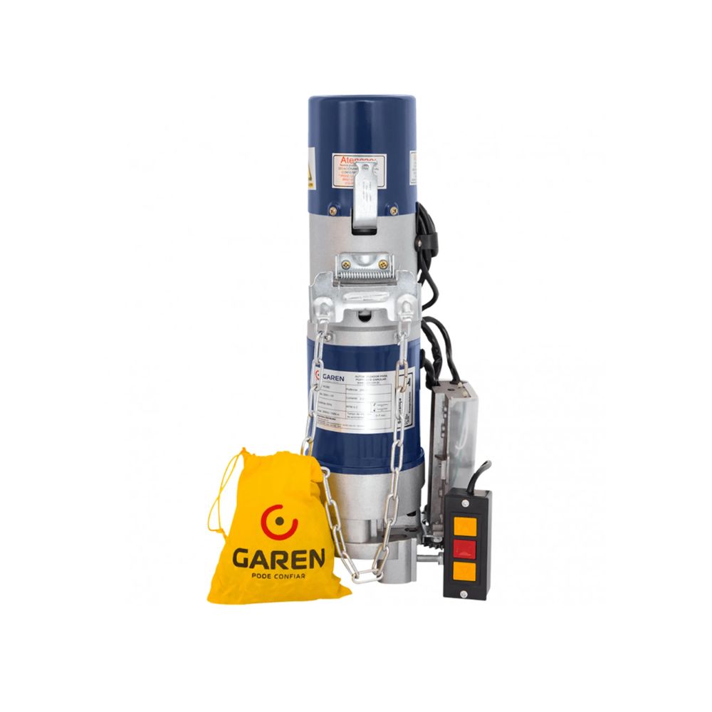 Motor para Puerta Garen Arrollable 750W Motor 1HP Carga Maxima 540Kg Altura Maxima 6.5M GA600