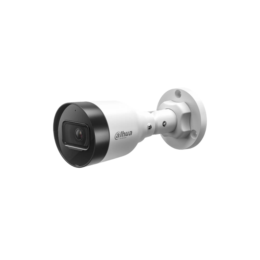 Camara Dahua IP Bala 4MP con Audio Lente 2.8mm Detecta Personas IR 30 metros 1xRJ45 PoE IP67 IPC-HFW1431S1P-A-0280B-S6