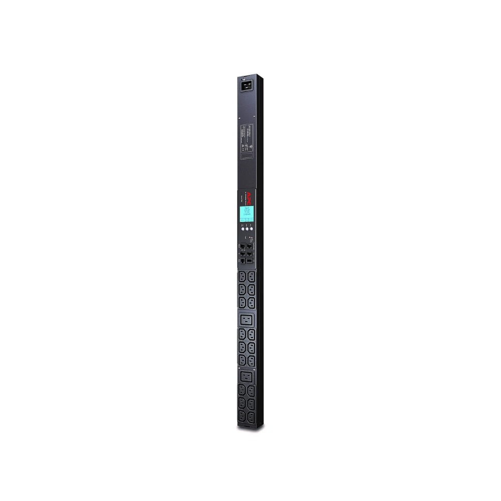 Unidad PDU APC 2G para Rack con Instrumentacion 0U, 20A, 208V, 18xC13 y 2xC19 Enchufes AP8858