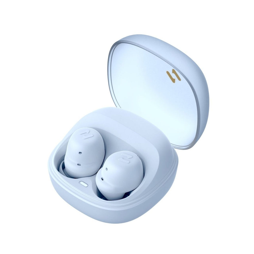 Mini Auriculares Havit Inalambricos TWS Modo Dual Juegos Musica con Cancelacion de Ruido Activa Bateria hasta 7.5 Horas Puerto USB-C color Azul TW969-BLUE