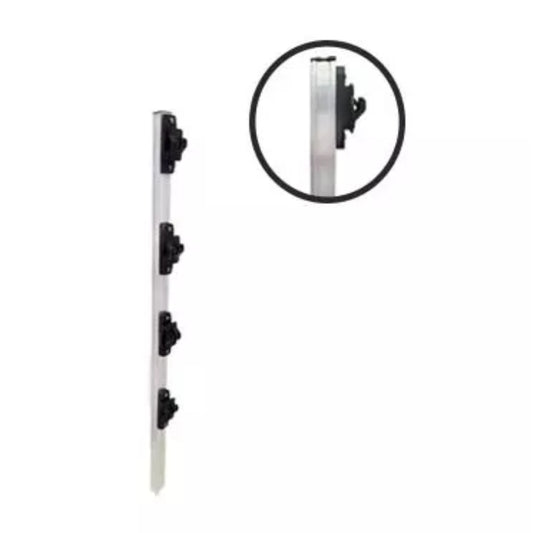 Parante Igecast para Cerca Electrica Recto con 4 Aisladores tipo W Altura 70cm Espesor 25mm 6.00413