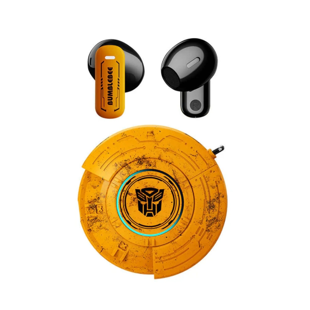Auriculares Inalambricos Transformers Deceptions BT v5.4 Reduccion de Ruido Bateria hasta 25 Horas Sonido Espacial Diseño de Estuche con cierre Mecanico TF-T31-YW