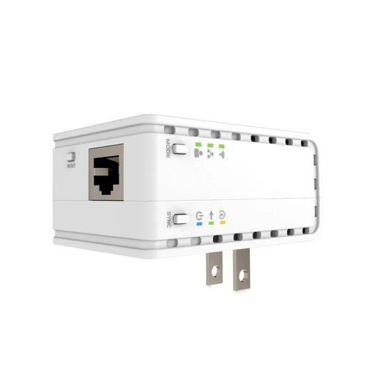 Power-Line AP Mikrotik WiFi Frecuencia 2.4GHz 300Mbps Antena Interna de 1.5dBi + 1 Ethernet 100Mbps CPU 650MHz RAM 64MB Licencia Nivel 4 PL6411-2nD