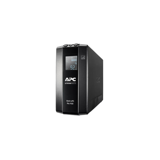 UPS APC Interactivo de 900VA 540W 230V AVR Salidas 6xIEC C13 Pantalla LCD BR900MI