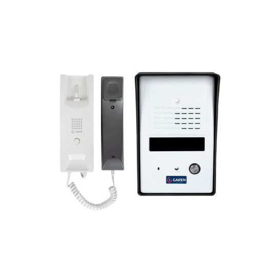 Sistema Intercomunicador Garen Citofono + Frente de Calle Soporta Apertura de Cerradura 220VAC PE01B-G
