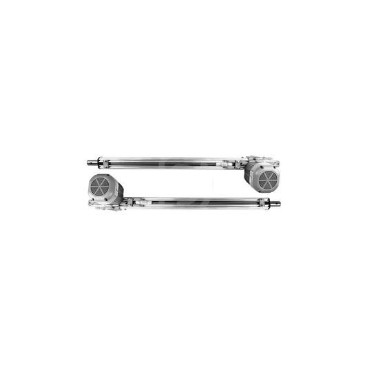 Motor Pivotante Garen Doble Motor 1/3HP Brazo de 0.75M 1 Central 2 Controles Remotos 433MHz F06222-G