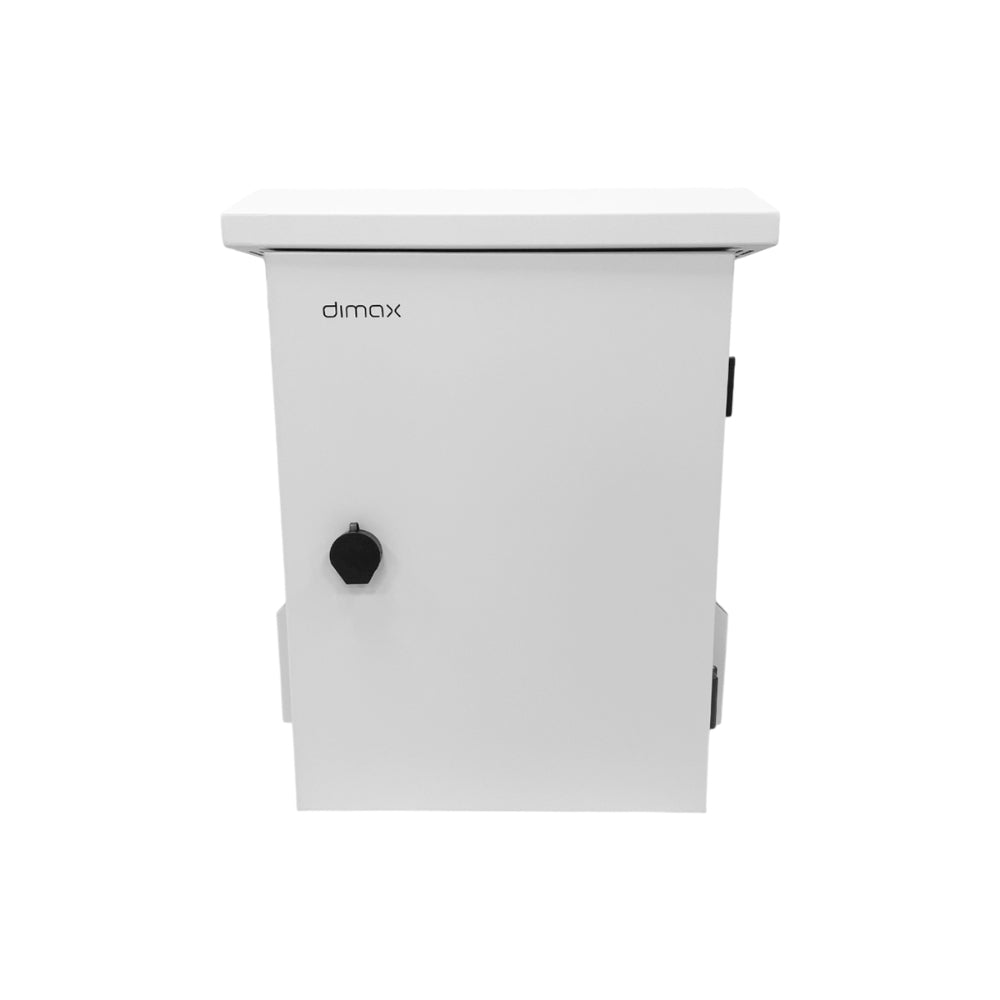 Gabinete Dimax de Distribucion Metalico para Exteriores 300x450x200mm Incluye Cooler y RielDIN C921