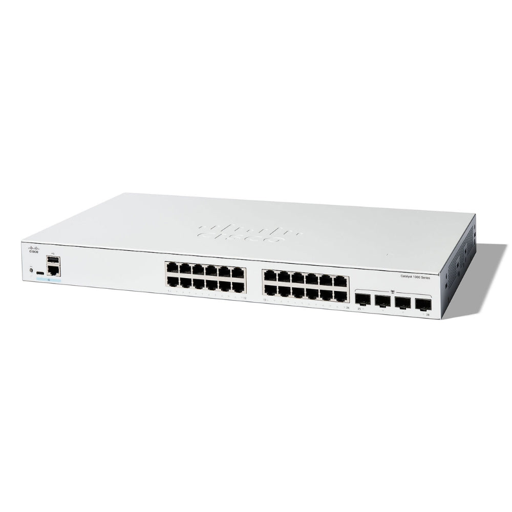 Switch Cisco Catalyst 1300 24 Puertos GE 4x1G SFP C1300-24T-4G