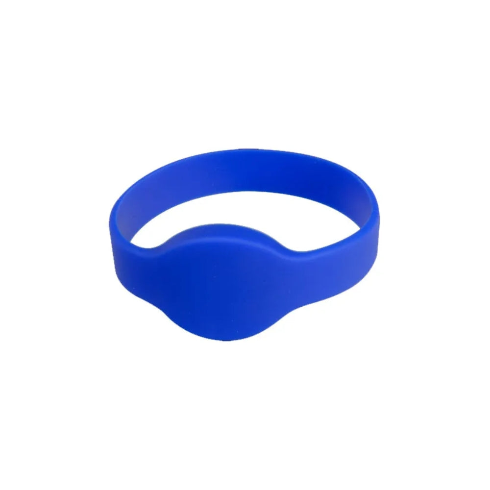 Manilla Zkteco RFID 125KHz TK4100D Material Silicona Color Azul ID-Wristbands