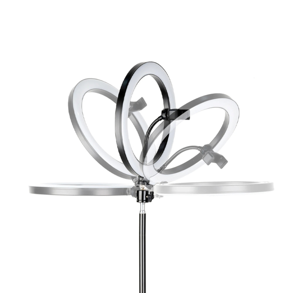 Soporte Havit con aro de luz 10" 26cm LED Lampara con 3 tipos de Luz Longitud del Soporte 72 a 210cm st7012i