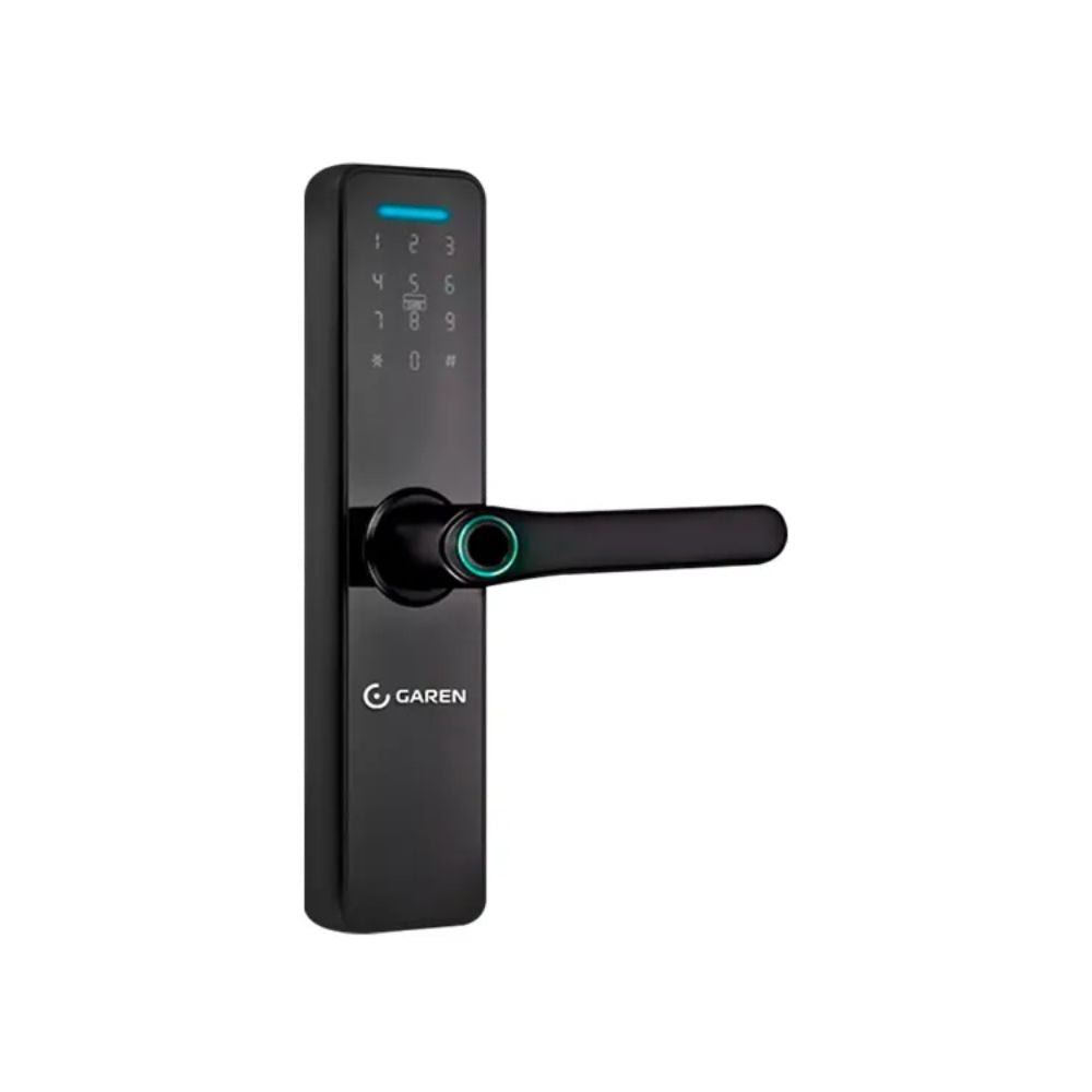 Cerradura Smart Garen Biometrica Tarjeta Mifare Contraseña Comunicacion WiFi 2.4GHz Teclado Tactil Para Puertas de 45 a 70mm de Espesor GA-FB0507