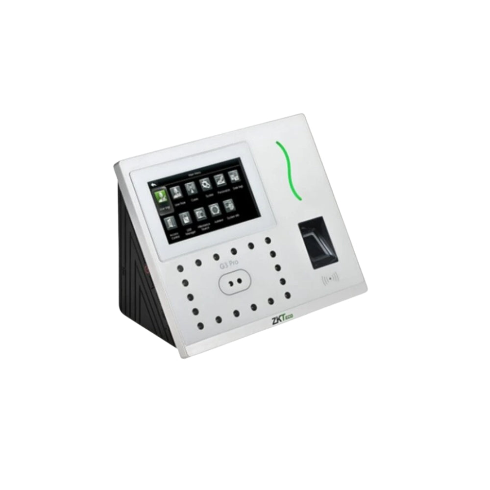 Control de Acceso y Asistencia ZKTeco Facial Huella Tarjeta y Contraseña Capacidad 100.000 Registros Comunicacion USB y Ethernet G3/ID/ BACKUP BATTERY