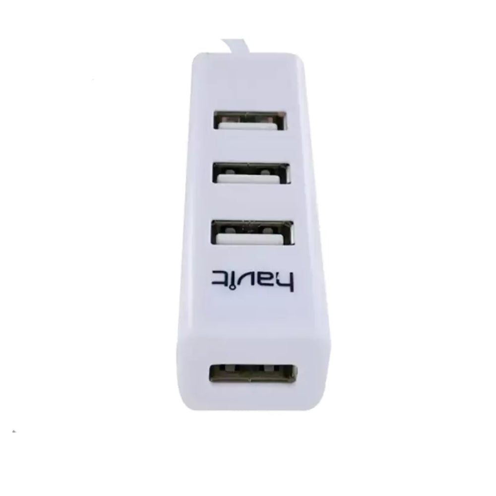 Hub USB-A 2.0 Havit con 4 puertos con Transferencia de datos 480 Mbps color Blanco HV-H18