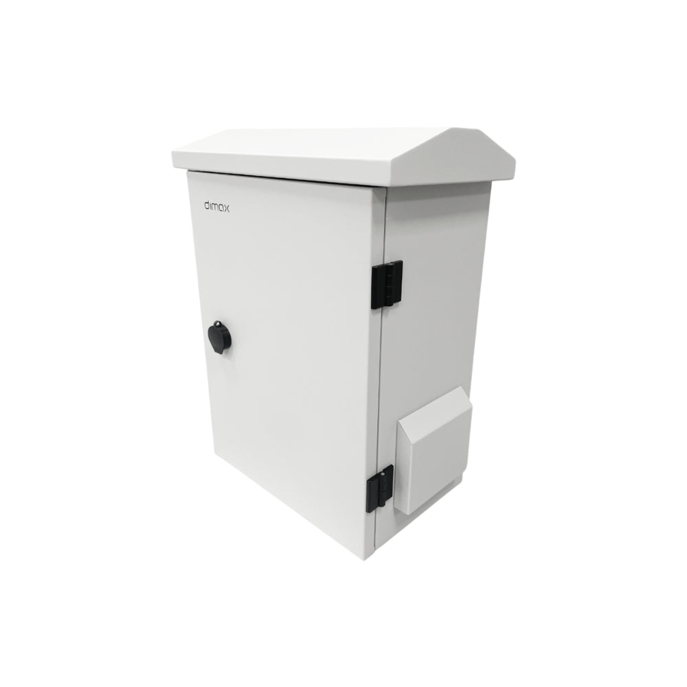 Gabinete Dimax de Distribucion Metalico para Exteriores 300x450x200mm Incluye Cooler y RielDIN C921