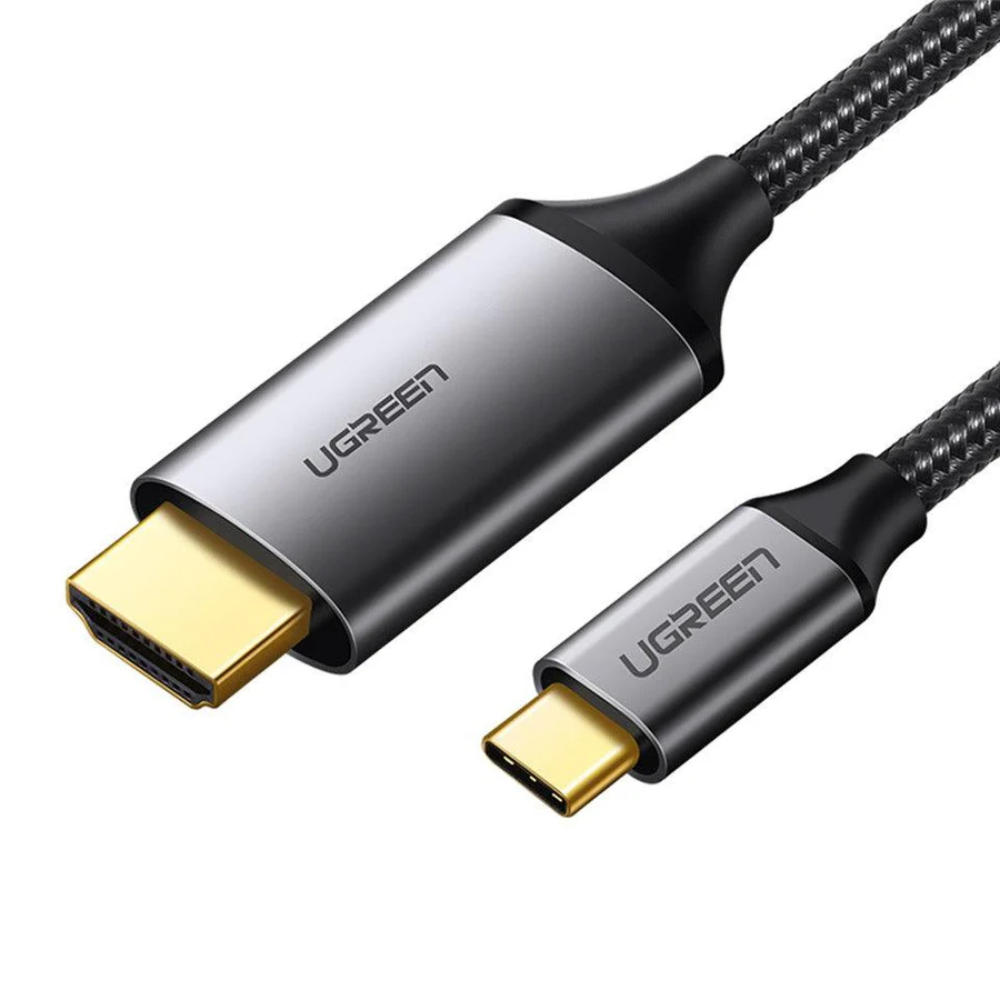 Cable USB-C a HDMI Ugreen de 1.5M de Longitud Chapado en Oro Compatible con PC 50570