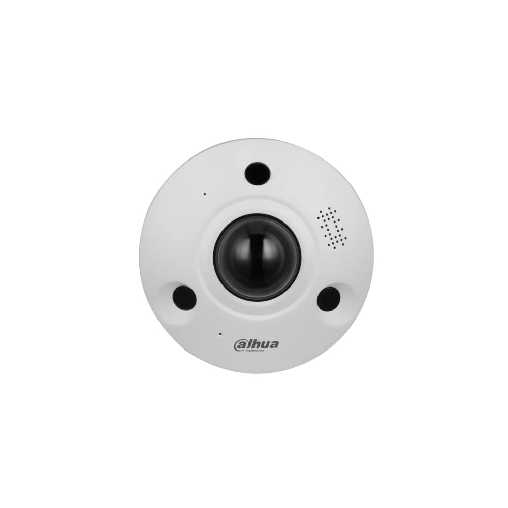 Camara Dahua IP Ojo de Pez 8MP Wizmind Monitoreo AI Intrusion, Cruce de Linea, Mapa de Calor y Conteo de Personas,IR 10 metro