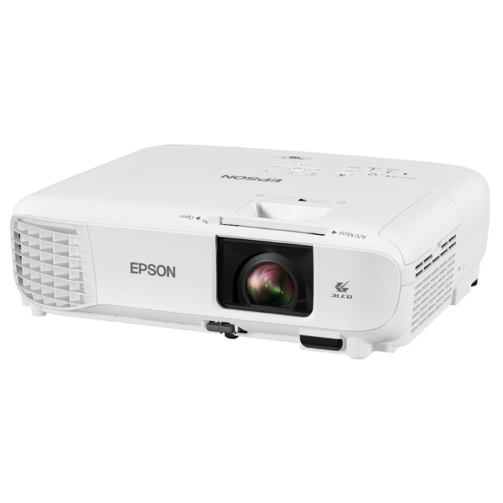 Proyector Epson Powerlite 118 Pantalla hasta 300" de 3800Lumenes XGA Conectividad USB HDMI Ethernet y Otros V11HA03020