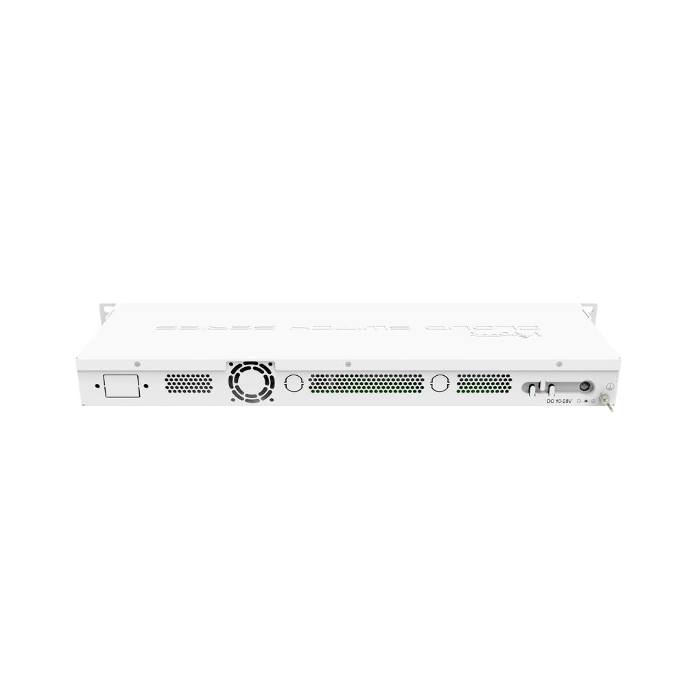 Cloud Router Mikrotik Switch 24 Puertos Gigabit + 2 Puertos SFP+ Doble Boot SwOS y RouterOS CPU 800MHz RAM 512MB IEEE 802.1Q VLAN Rackeable CRS326-24G-2S+RM