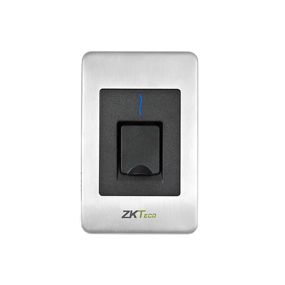 Lector de Huella Digital Zkteco y Lector RFID 125KHz Comunicacion RS485 Compatible con Serie InBio No incluye Adaptador 12Vdc FR1500S