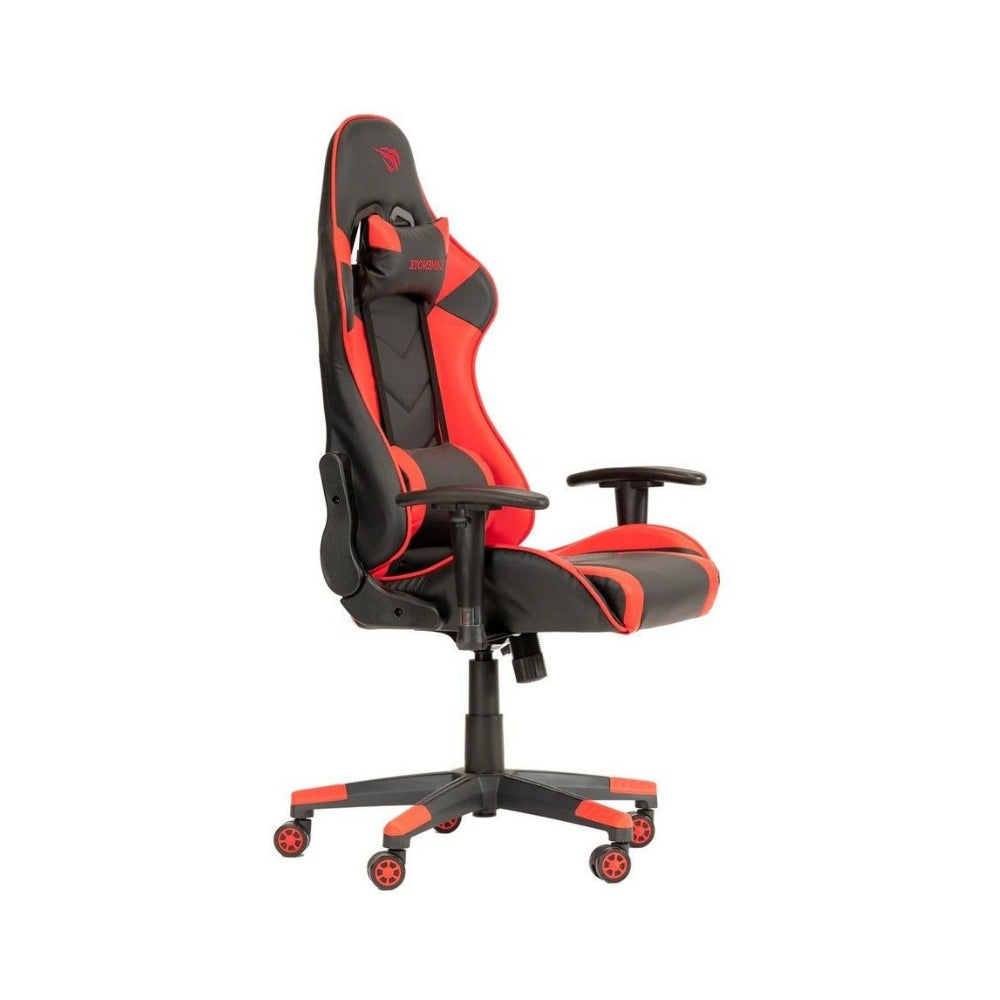 Silla Gamer Havit Gira 180 Grados Brazo Fijo Soporta hasta 150Kg color Negro y Rojo GC932