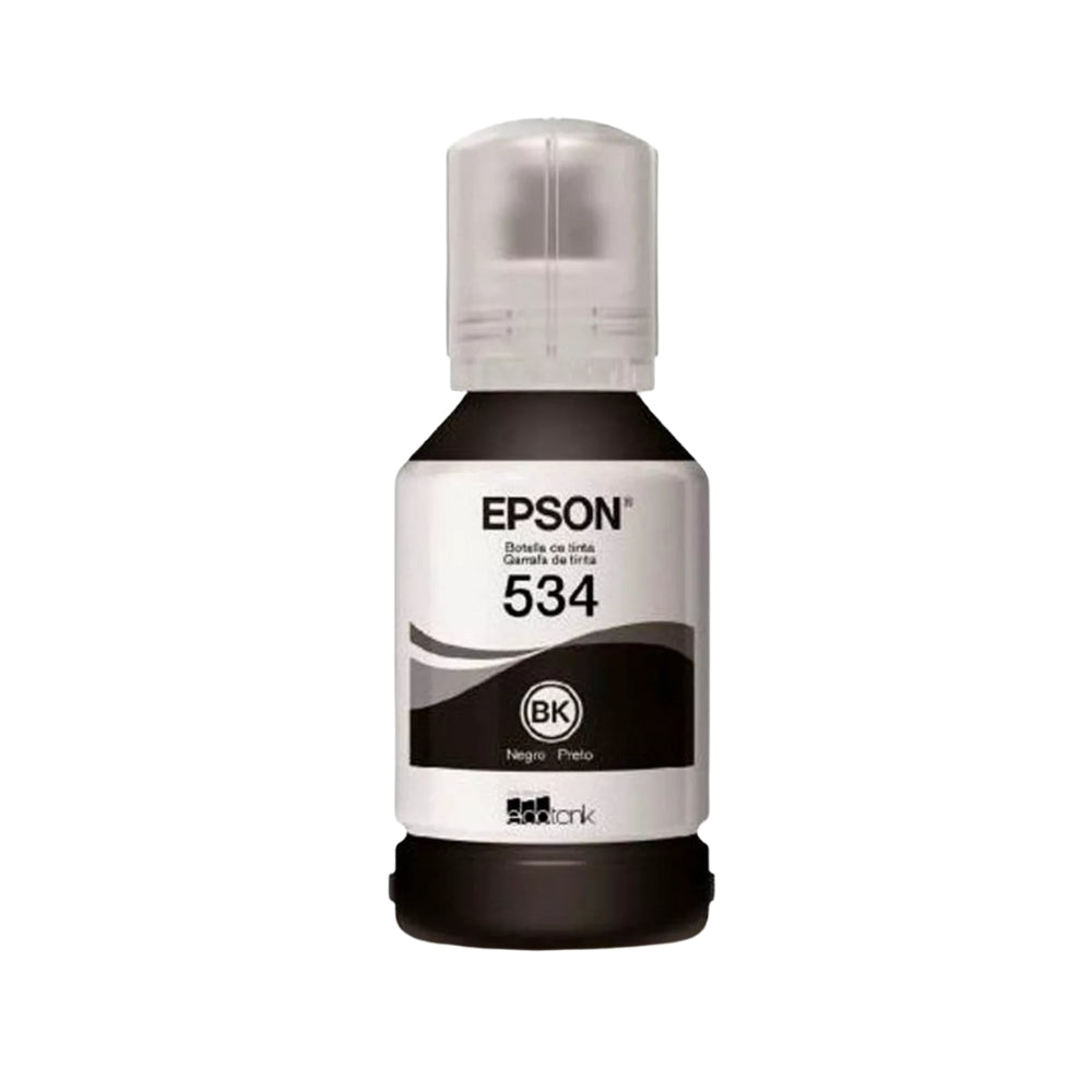 Botella de Tinta Epson T534 color Negro de 120ml T534120-AL