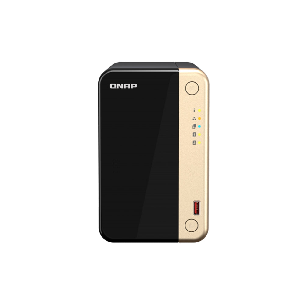 Servidor NAS Qnap de 2 Bahias Procesador Celeron N5095 con 8GB RAM TS-264-8G-US