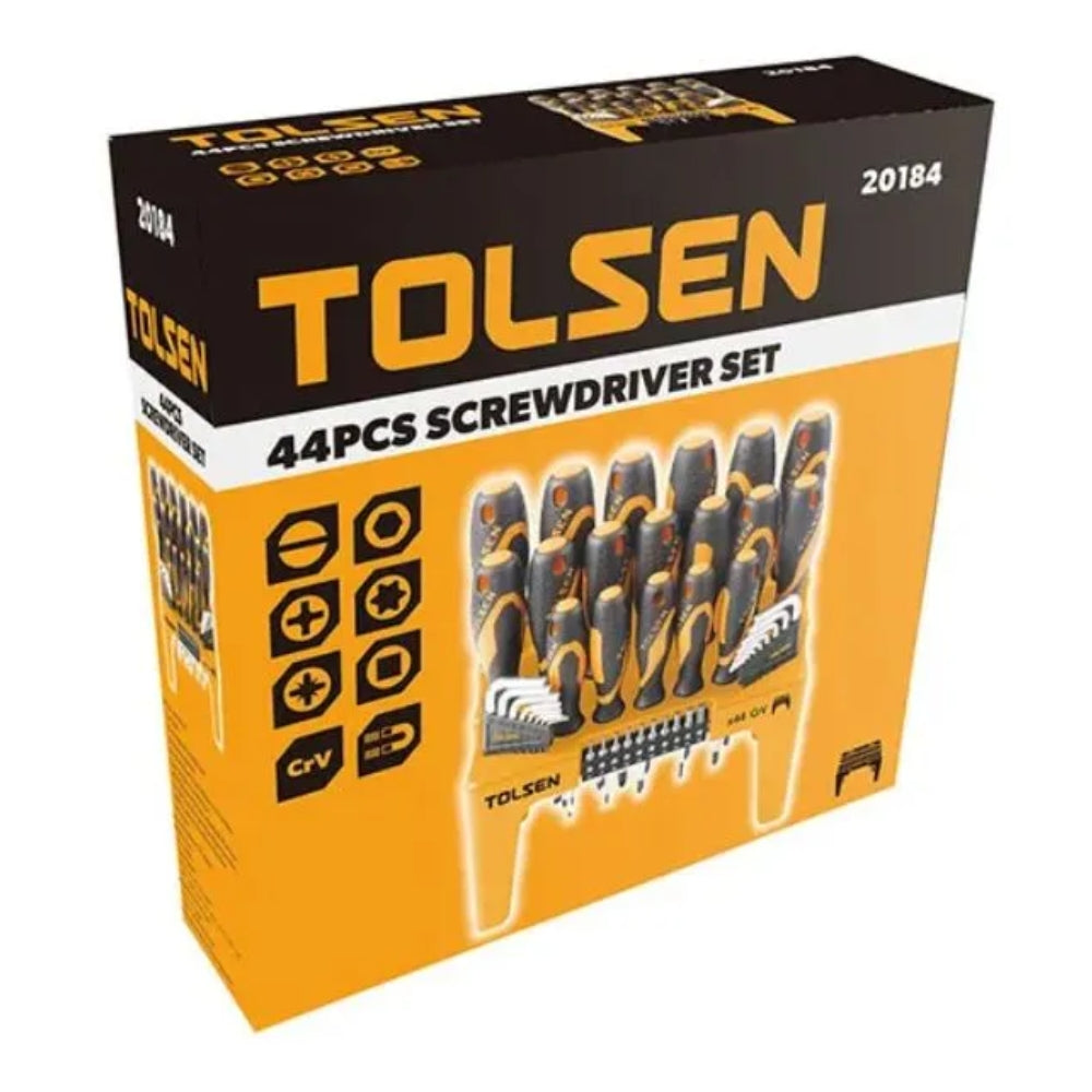 Set de 44 Piezas de Destornilladores Tolsen 20184