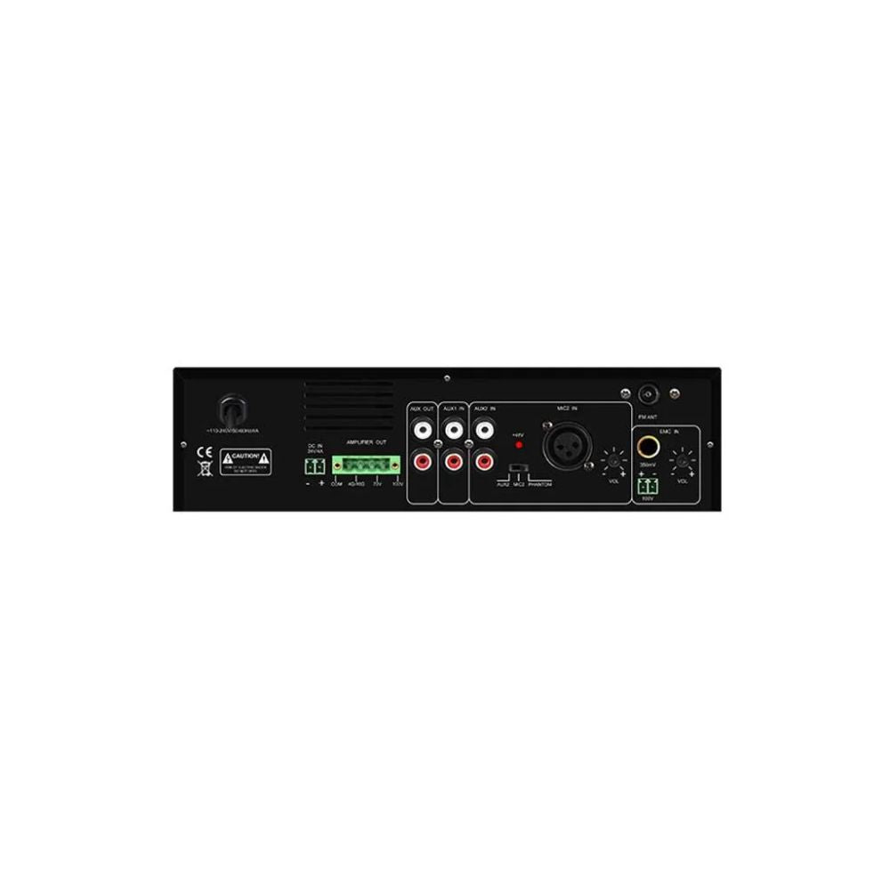 Mini Amplificador DSPPA Potencia Nominal 60W Salida de Altavoz 35W Radio FM USB y Bluetooth MP60UB