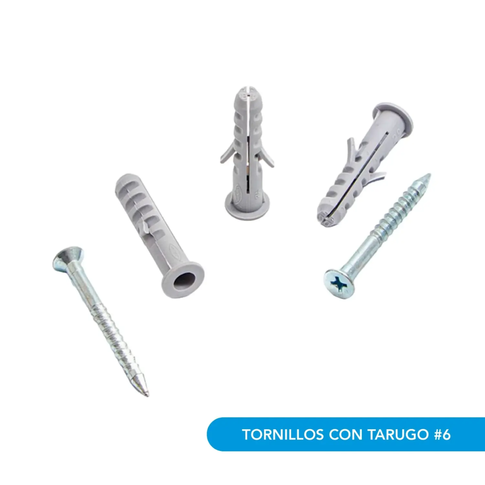 Tornillos con Tarugos #6 Dimax Bolsa de 100 Piezas U001