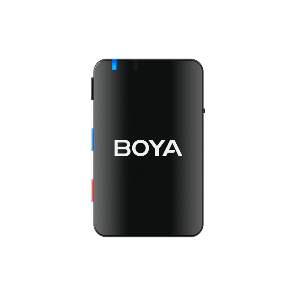 Microfono Inalambrico Boya Todo en Uno Boton Integrado Cancelacion de Ruido Alcance hasta 300m 8GB de Memoria Interna BOYAMIC