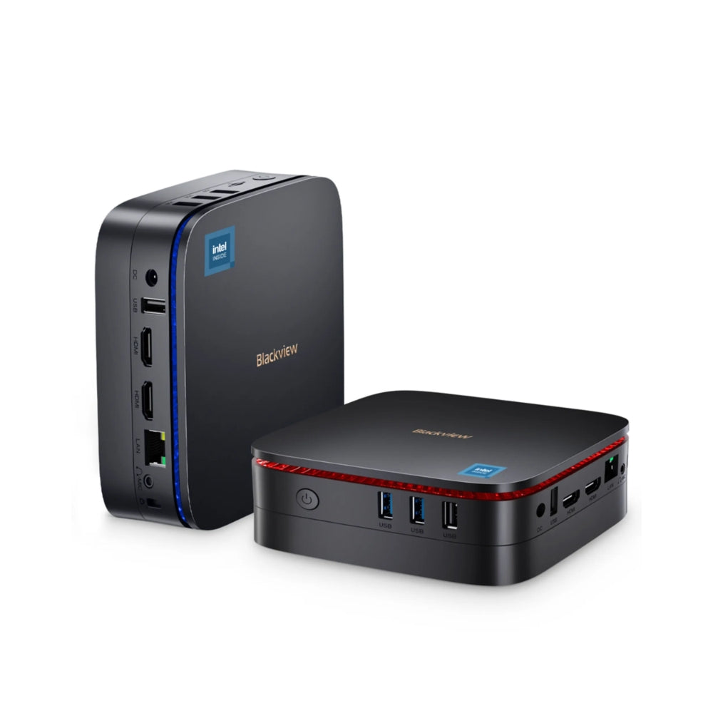 Mini PC Blackview CPU Intel Jasper Lake N95 RAM 16GB Disco 512GB Windows 11 Pro WiFi Bluetooth MP60