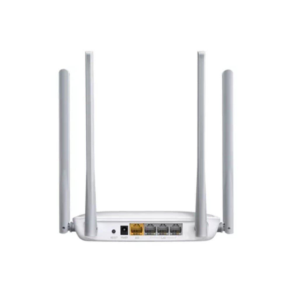 Router Mercusys Inalambrico N300 1WAN 4LAN 10/100Mbps 4 Antenas Fijas 5dBi Control Parental MIMO 2x2 MW325R