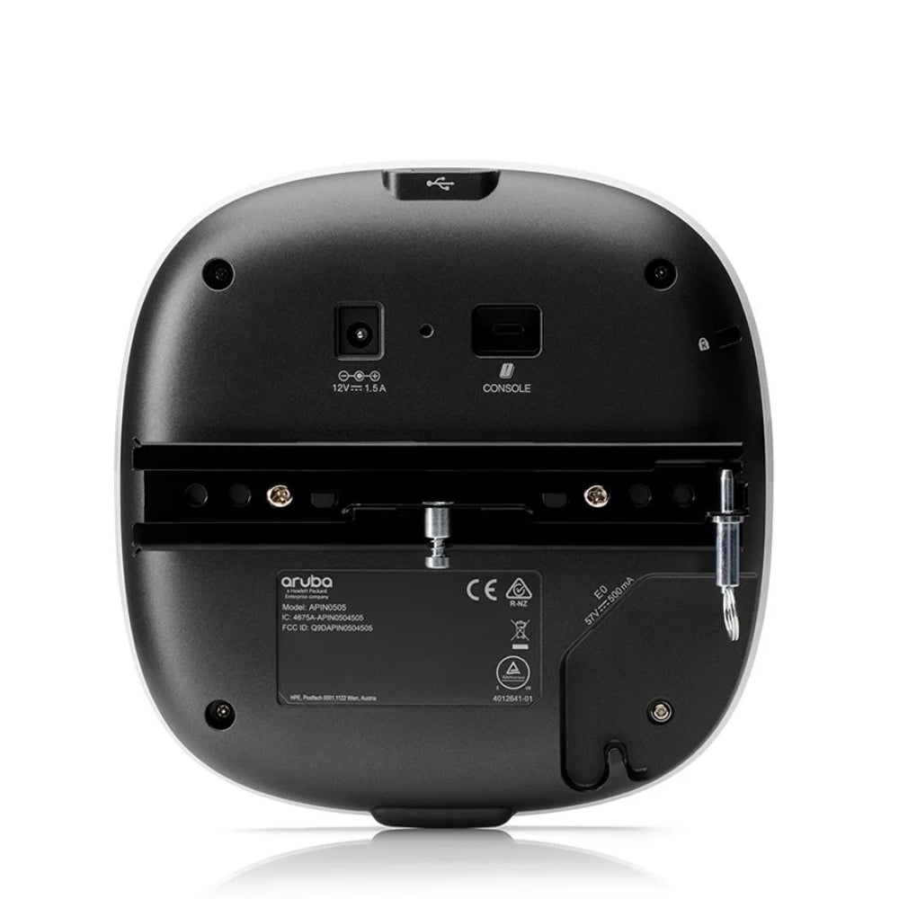 Punto de Acceso HPE Aruba Access Point AP-505 (RW) Unified para Hoteleria WiFi-6 802.11ax Doble Banda 2.4 y 5.0GHz Soporta ha