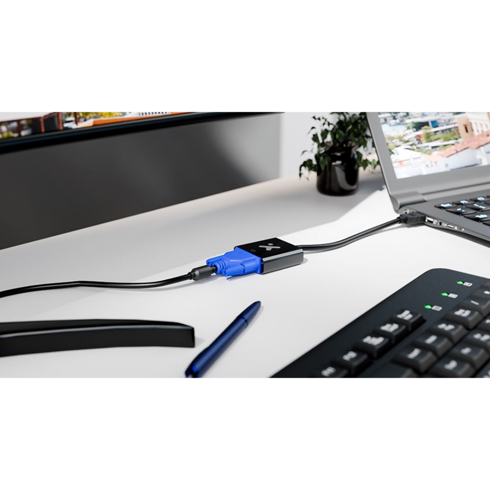 Adaptador de Video Xtech HDMI macho a VGA hembra XTC-384